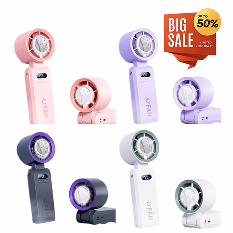 ChillBreeze Portable Turbo Fan – stay cool anywhere with smart portable cooling technology